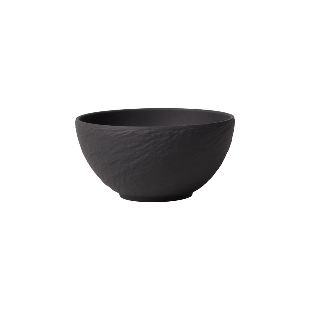 Villeroy & Boch - 1042391900 Manufacture Rock Rice Bowl, 20.25 oz, Premium Porcelain, Gray