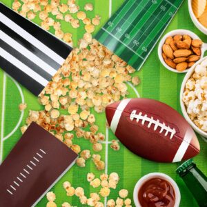 Sinmoe 48 PCS Football Popcorn Boxes Football Party Supplies Decorations Football Party Favor Bags Football Popcorn Holder for Football Theme Birthday Decor Baby Shower Theater Carnival