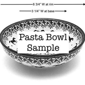 Polish Pottery Bowl - Contemporary Salad - Unikat Signature - U4400