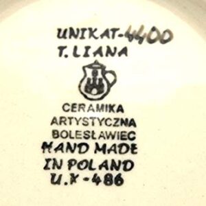 Polish Pottery Bowl - Contemporary Salad - Unikat Signature - U4400