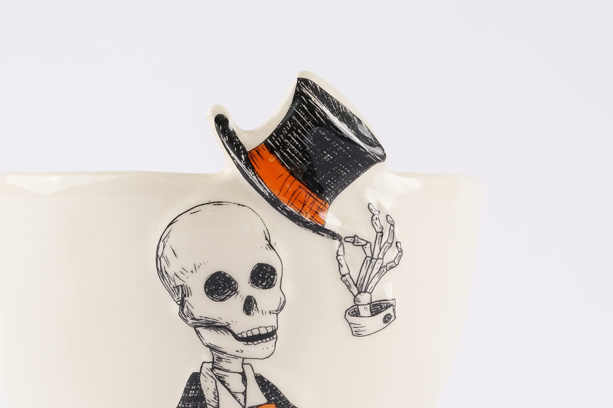 Mud Pie Halloween Nested Dip Bowl Set of 2 (Skeleton)