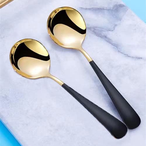 Ramen Noodle Soup Bowl,2 Sets Double Layer 304 Stainless Steel Bowl(7.1inch), with Matching Spoon and Chopsticks(Gold)