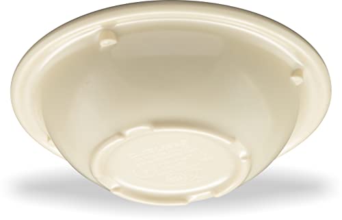 Carlisle FoodService Products Kingline Reusable Plastic Bowl Fruit Bowl with Rim for Home and Restaurant, Melamine, 4.75 Ounces, Tan, (Pack of 48)