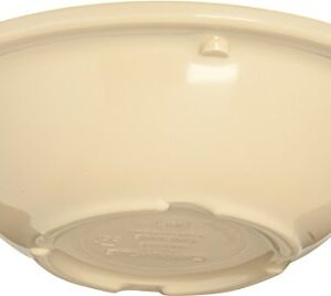 Carlisle FoodService Products Kingline Reusable Plastic Bowl Fruit Bowl with Rim for Home and Restaurant, Melamine, 4.75 Ounces, Tan, (Pack of 48)