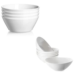 dowan bundle - 32 oz soup bowls & 16 oz small serving bowls - set of 10