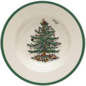 spode christmas tree soup plate