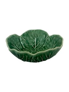 bordallo pinheiro cabbage bowl 6 oz green, set of 4