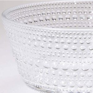 iittala 1007053 Kastehelmi Bowl, Width 4.9 x Depth 4.9 x Height 3.9 inches (12.5 x 12.5 x 9.8 cm), Clear, Approx. 8.1 fl oz (230 ml)