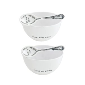 Mud Pie Melamine Bowl Set, 3" x 4.5" dia, Guacamole