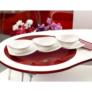 Red Vanilla White Fare Fruit Bowl 5-inch 8-ounce (Set of 6)