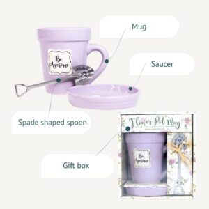 Divinity Boutique Lilac Flower Pot Mug - Be Awesome