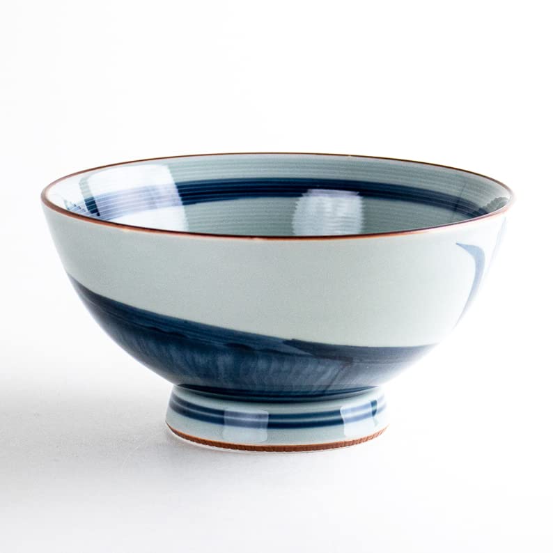 有田焼やきもの市場 Japanese Rice Bowl 5.5 inches in Diameter Ceramic Arita Imari ware Made in Japan Porceralin Dharma