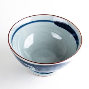 有田焼やきもの市場 Japanese Rice Bowl 5.5 inches in Diameter Ceramic Arita Imari ware Made in Japan Porceralin Dharma