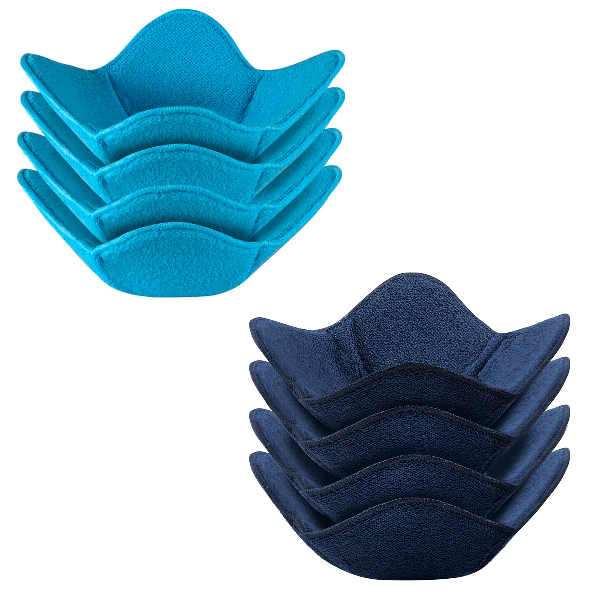 Microwave Bowl Holders Blue Light + Blue