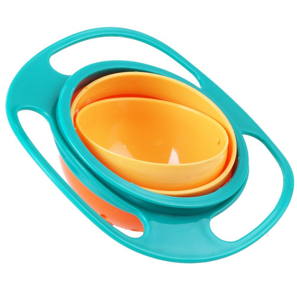 Pro Universal Gyro Bowl | Revolutionary Anti Spill Bowl For Kids | Smooth 360 Degrees Rotation With Highly Durable Material | For Children Of All Ages | 1097 by Pro Universal Gyro Bowl