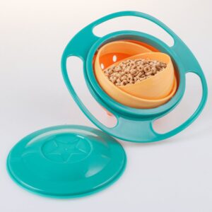 Pro Universal Gyro Bowl | Revolutionary Anti Spill Bowl For Kids | Smooth 360 Degrees Rotation With Highly Durable Material | For Children Of All Ages | 1097 by Pro Universal Gyro Bowl