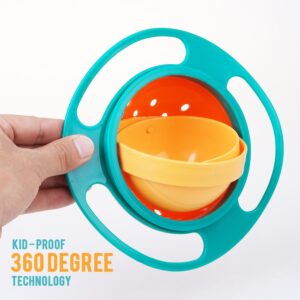 Pro Universal Gyro Bowl | Revolutionary Anti Spill Bowl For Kids | Smooth 360 Degrees Rotation With Highly Durable Material | For Children Of All Ages | 1097 by Pro Universal Gyro Bowl