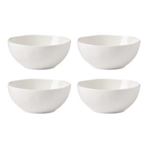 lenox, white bay colors 4pc all-purpose bowls, 3.75 lb