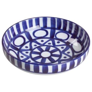 dansk arabesque blue/white individual pasta bowl