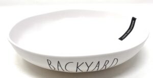 rae dunn melamine dinner bowls mix, match, create set (backyard)