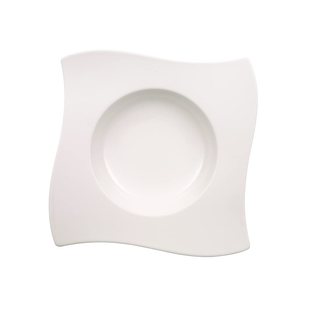 Villeroy & Boch New Wave Rim Soup, 10.25 in, White