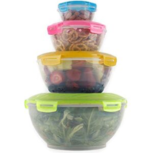 Neoflam Food Storage Plastic Bowls with Lid (8pc set)