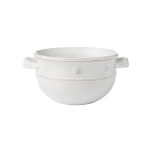 juliska berry & thread handled soup bowl - whitewash