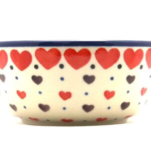 Polish Pottery Bowl - Ice Cream/Dessert - Love Struck