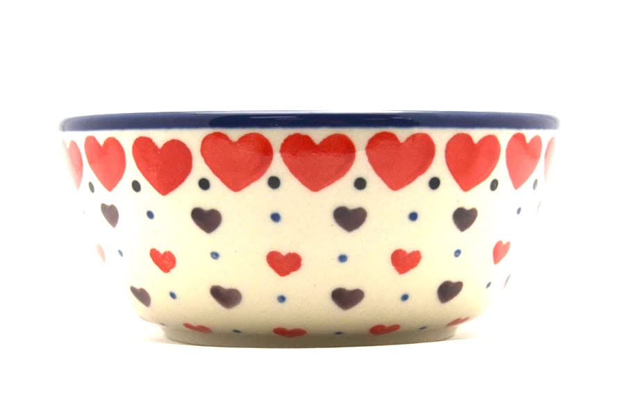 Polish Pottery Bowl - Ice Cream/Dessert - Love Struck