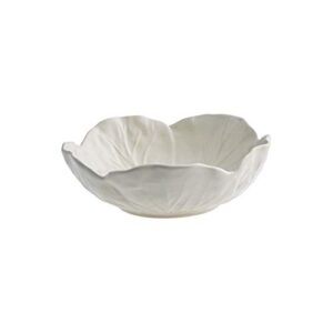 bordallo pinheiro cabbage bowl, beige, set of 4