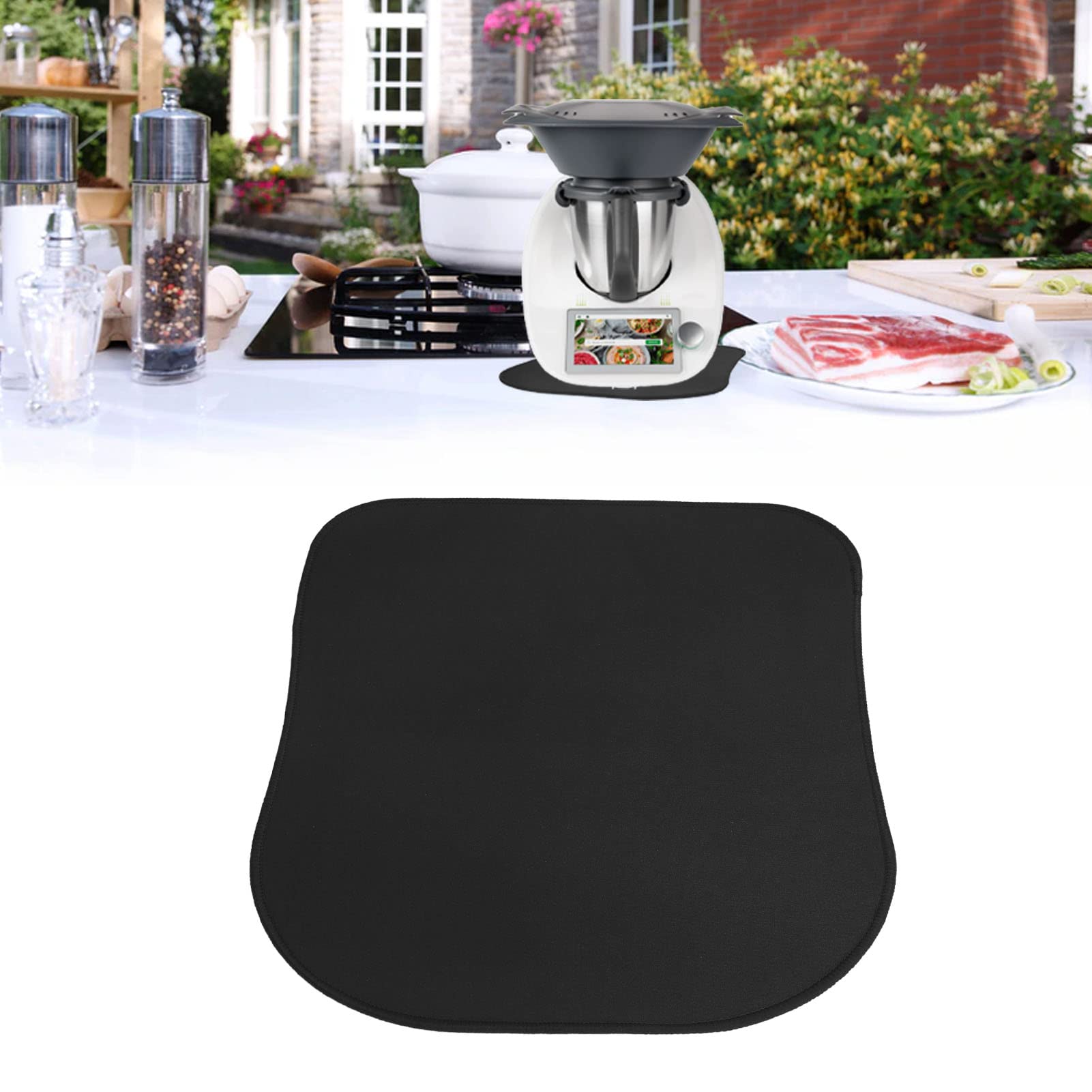 Kitchen Appliance Sliding Appliance Mat, Multipurpose Mat with Appliances Sliding Function for Blender, Toaster, Air Fryer, Food Processors, Stand Mixer,30x35cm