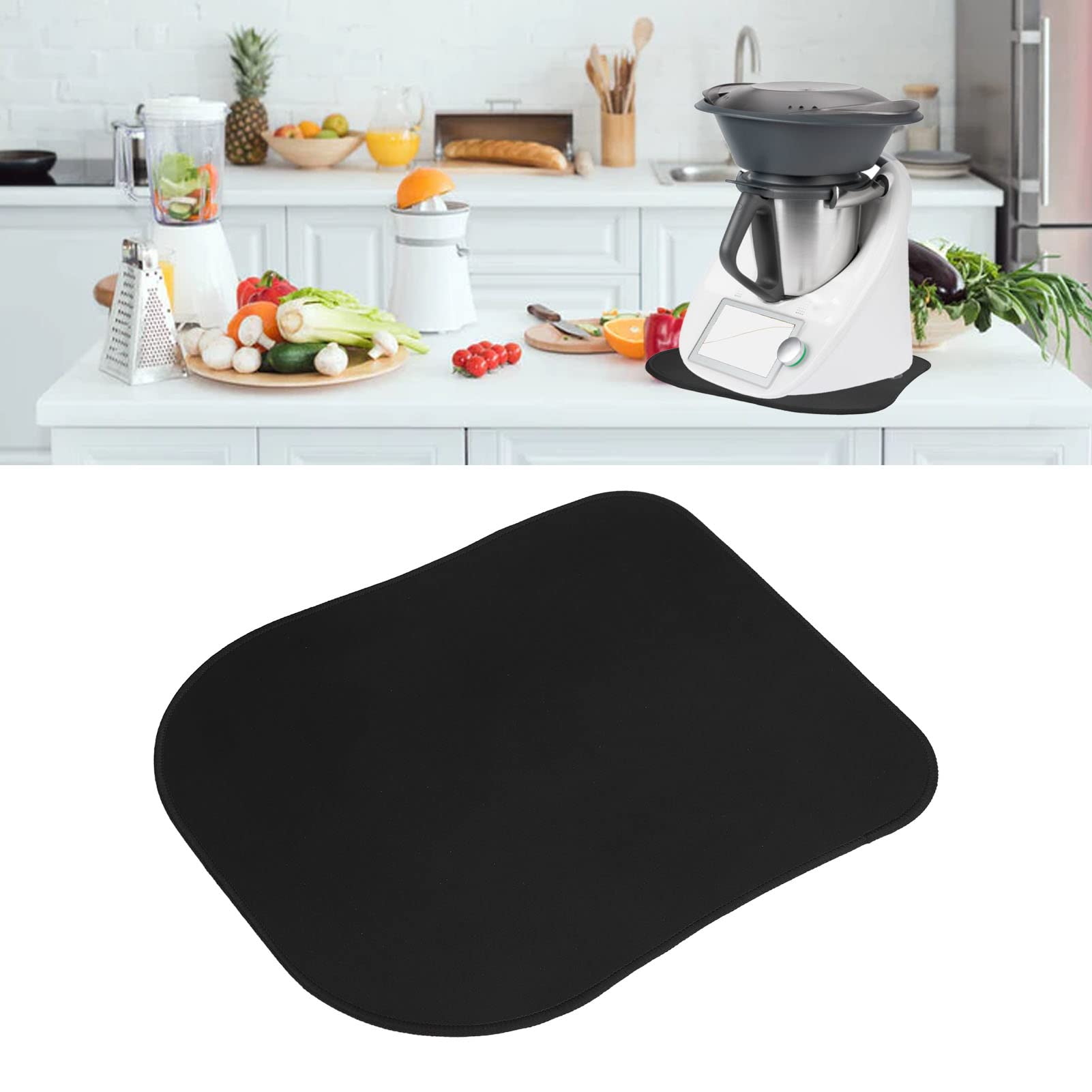 Kitchen Appliance Sliding Appliance Mat, Multipurpose Mat with Appliances Sliding Function for Blender, Toaster, Air Fryer, Food Processors, Stand Mixer,30x35cm