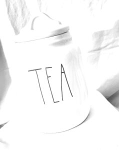 rae dunn baby tea canister