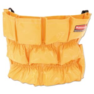 rubbermaid commercial 264200yw brute caddy bag 12 pockets yellow