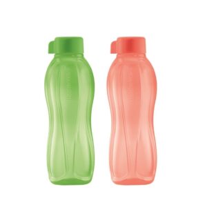 TUPPERWARE ECO SPRING Drinks Bottle 500ml 4-pc Set Tumblers