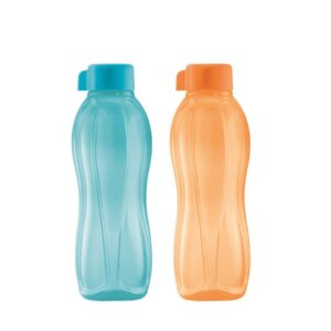 TUPPERWARE ECO SPRING Drinks Bottle 500ml 4-pc Set Tumblers