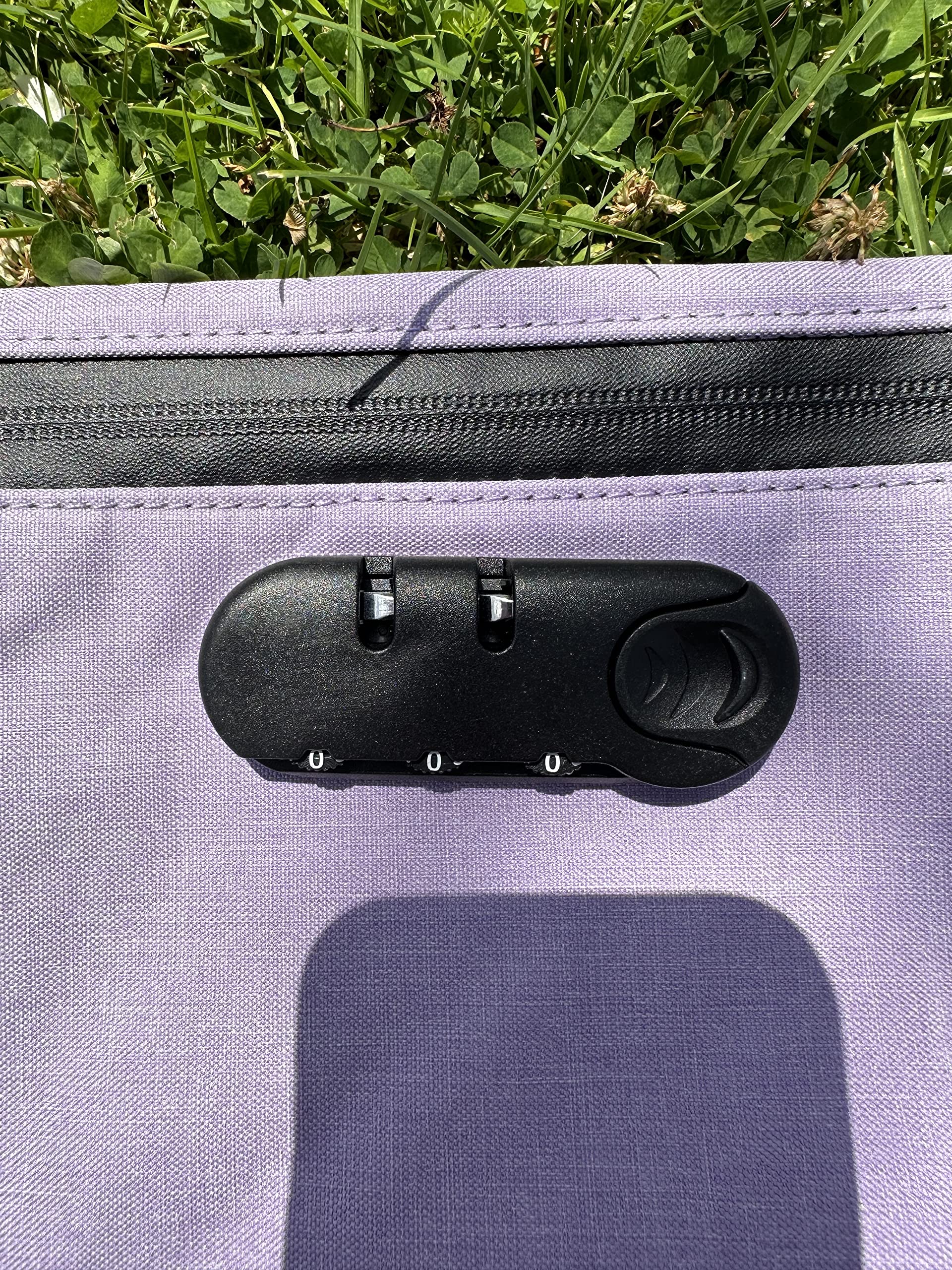 Brando Moon Purple Lock Bag with Combination - Smell Proof Lock Bag - Air Tight Sealed Zippers Pencil Bag