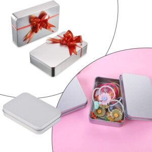 NeDengGHY Tin Container Mini Tin Box Portable Cards Storage Tin for Storing Playing Cards Candy Chocolate Pills Jewelry