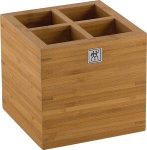 zwilling storage tool box, bamboo, large