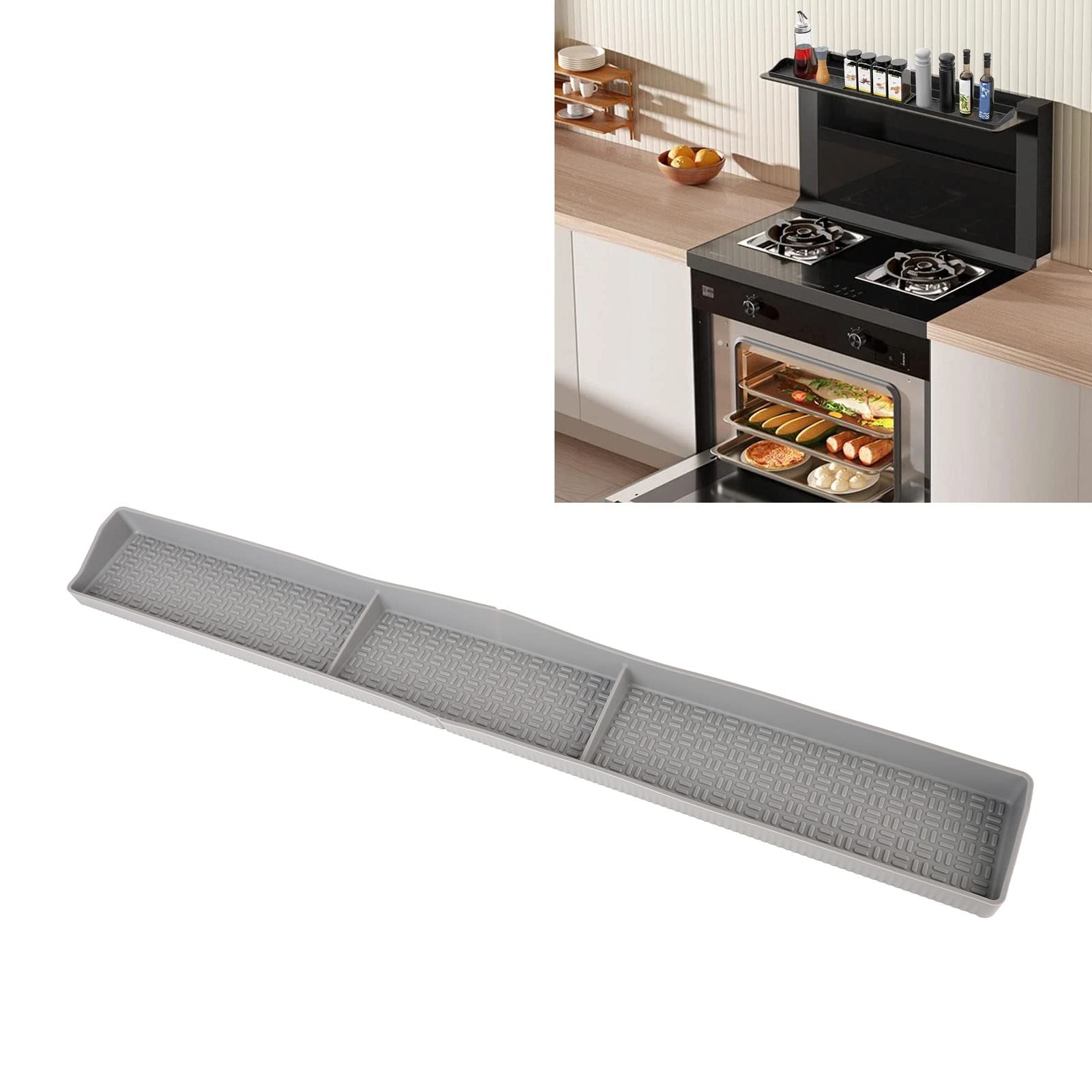 MAVIS LAVEN Oven Shelf, Stove Top Shelf Kitchen Top Rack Magnetic Stove Top Shelf for Home Restaurant