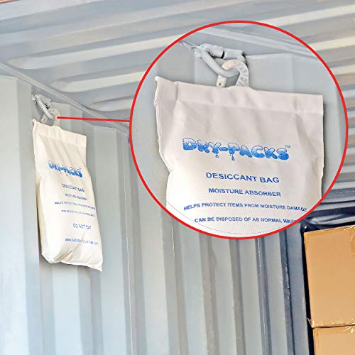 Dry-Packs 2 Kg Container Hook, Pack of 10, White, (2KGConHook-10pk)