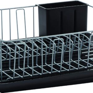 Farberware - 5238259 Farberware Classic 3-Piece Dish Rack, Black, 20-Inch-by-15-Inch -