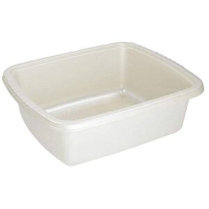 ybm home plastic dish pan basin ba430pwhite