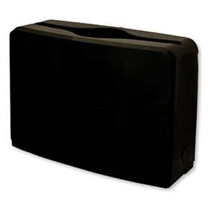gen ah52010 10.63 in. x 7.28 in. x 4.53 in. countertop folded towel dispenser - black (1/carton)