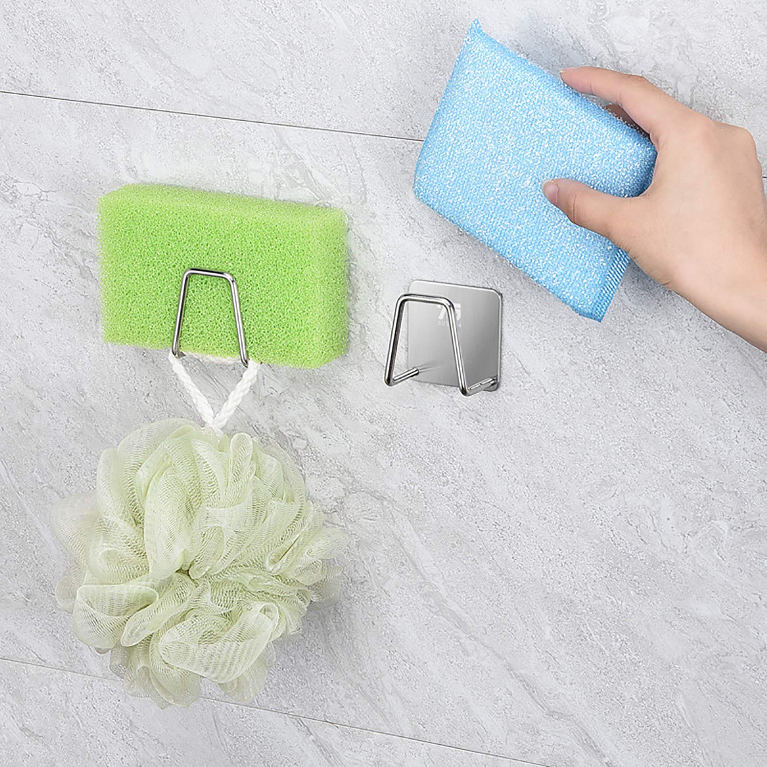 CaKoo Sponge Holder, 2 Pack Sponge Holder for Kitchen Sink, Good Ventilation Performance to Keep The Sponge Dry.