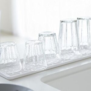 YAMAZAKI Sink Home Glass Plastic | Drainer Tray, One Size, White