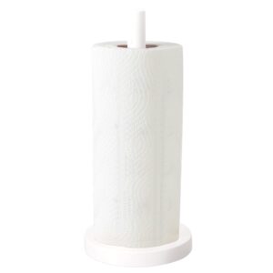 youngever plastic paper towel holder, upright towel holder stand for kitchen, bathroom, and dining room (style a)
