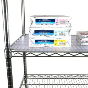 PVC Shelf Liners for Wire Shelving, 4 Pack, Clear Shelf Liners, for Shelf Size 30" x 12" (Actual Cut Size 29" x 11")