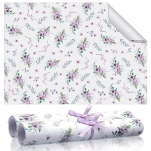 10 sheet fragrant drawer liners for dresser lavender scented cabinet liners for shelves 15.8 x 22 inch paper liner for drawers and cabinets non adhesive drawer paper liner (floral style)