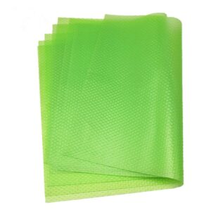 Artviva Refrigerator Mats Fridge Shelf Liner 8 Pcs, Water/Oil Proof Placemates Washable Refrigerator Liners for Drawer Cabinet Table (Green)